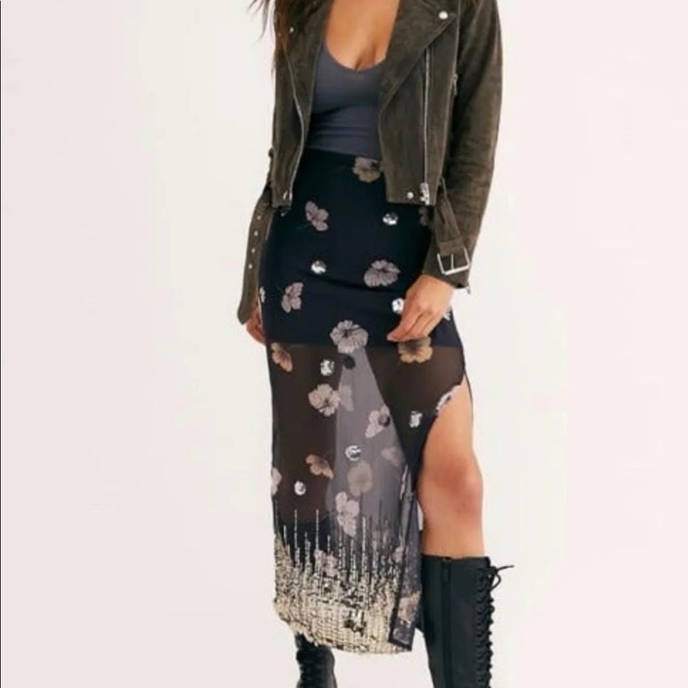 Free people dipped in shine maxi
